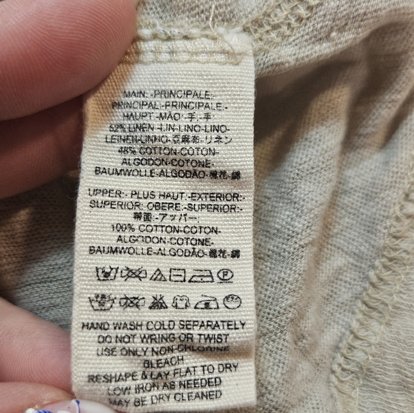 We The Free Women’s Pale Green Tunic Top Size M Gauze Long Sleeve Boho - Picture 4 of 14